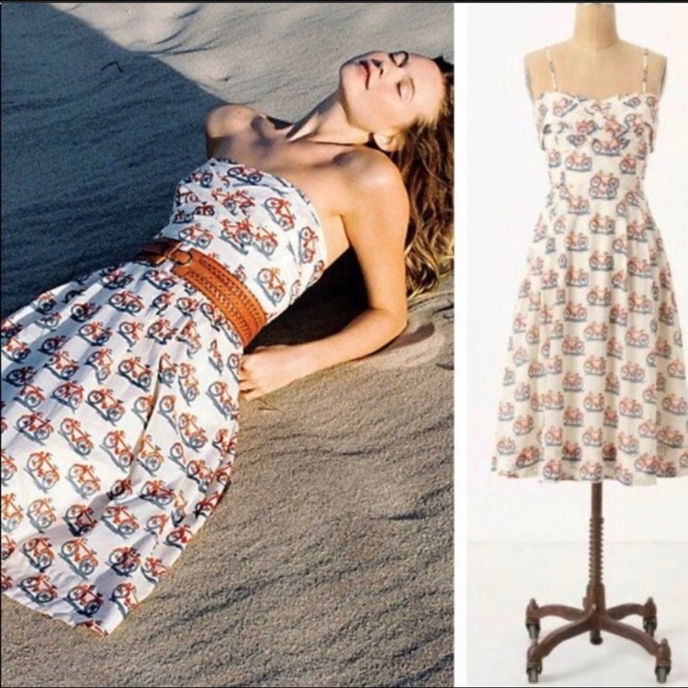 *RARE* Anthropologie bicycle dress